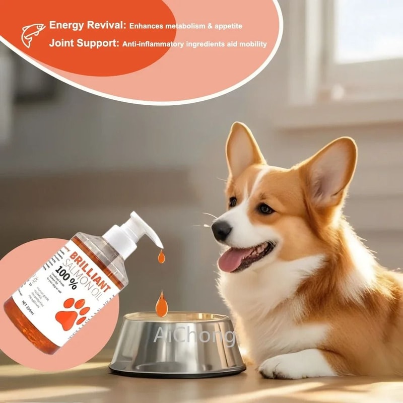 Human Grade Salmon Oil Omega 3 Supplement For Dogs And Cats 5