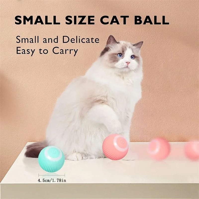 Smart Automatic Rolling Ball Interactive Cat Toy For Indoor Cats 3