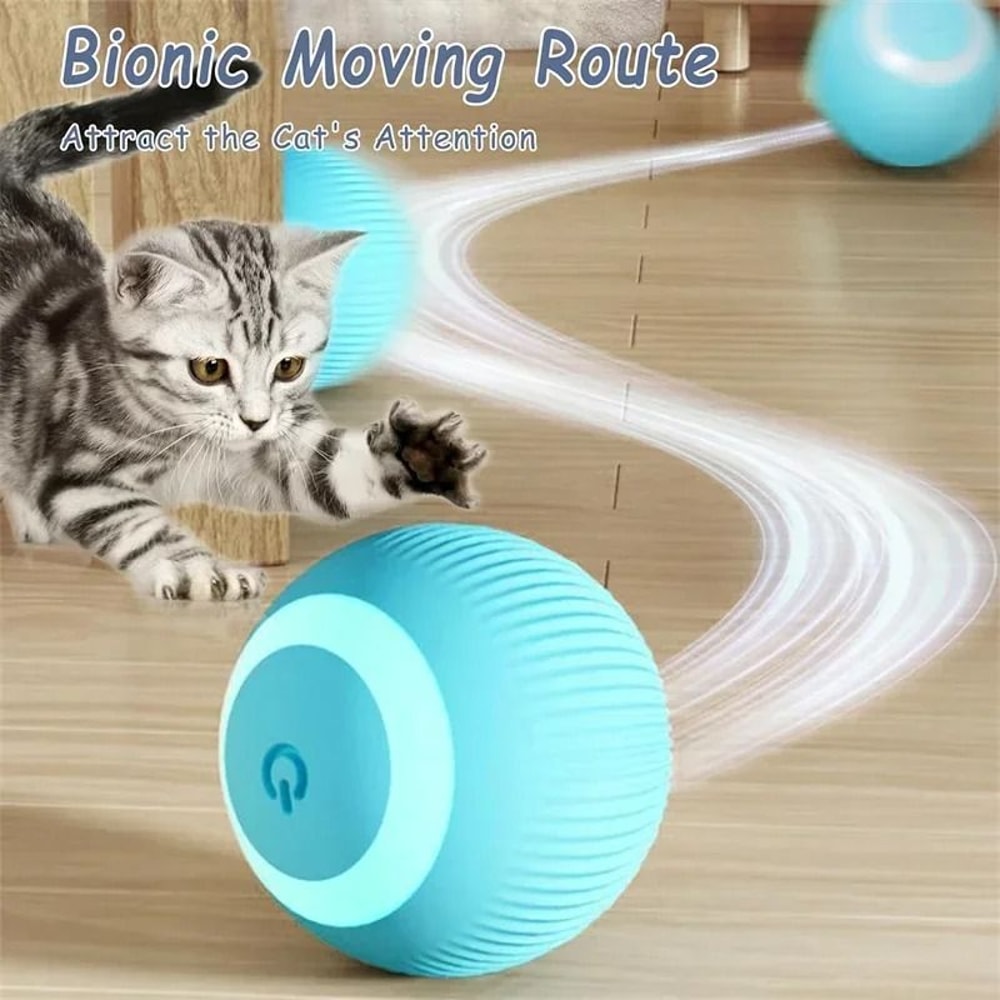 Smart Automatic Rolling Ball Interactive Cat Toy For Indoor Cats 7