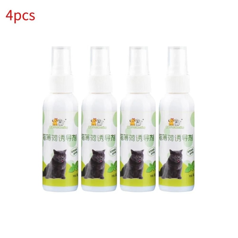 Natural Catnip Spray For Cats And Kittens Pet Training And Teeth Cleaning Support 4