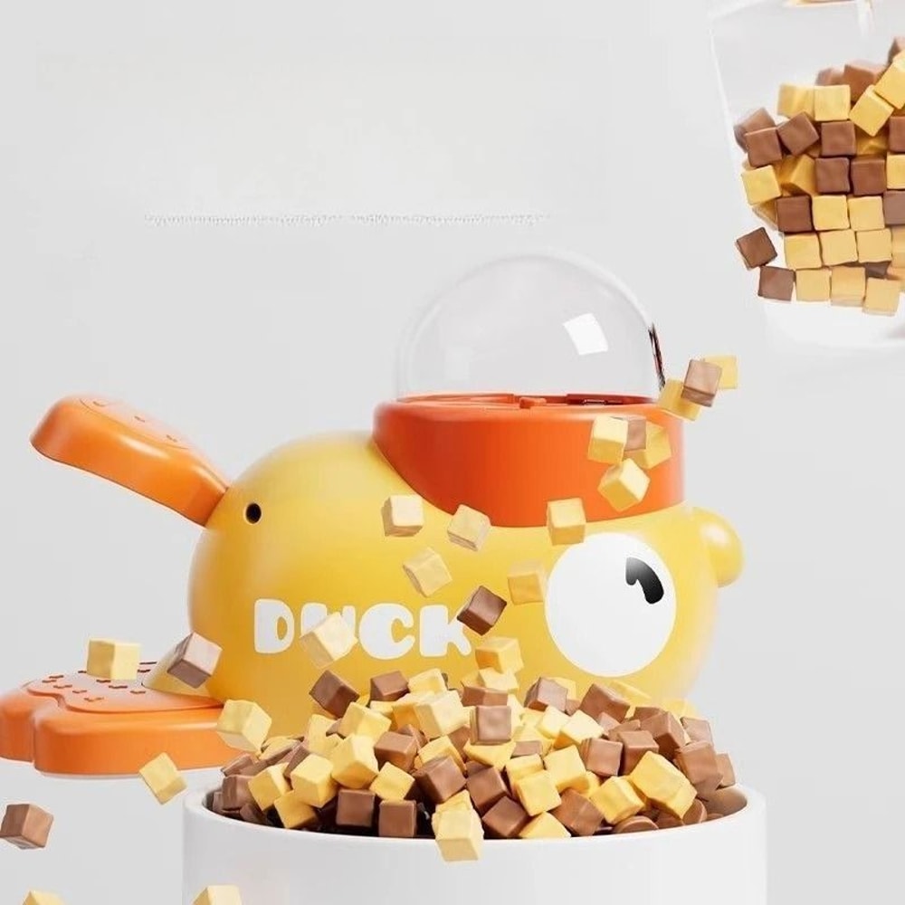 Interactive Duck Treat Launcher Cat Toy With Automatic Snack Feeding 4