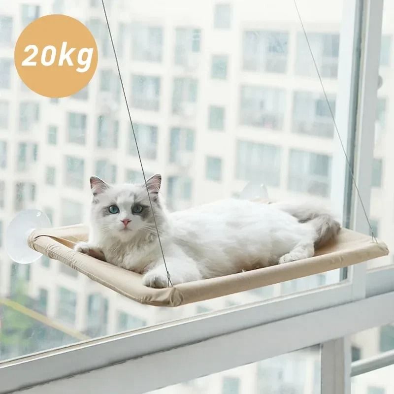 Heavy Duty Window Cat Hammock Hanging Bed For Indoor Cats 0