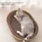 Oval Corrugated Cat Scratching Board And Lounge Bed For Indoor Cats 0