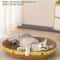 Oval Corrugated Cat Scratching Board And Lounge Bed For Indoor Cats 6