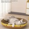 Oval Corrugated Cat Scratching Board And Lounge Bed For Indoor Cats 6