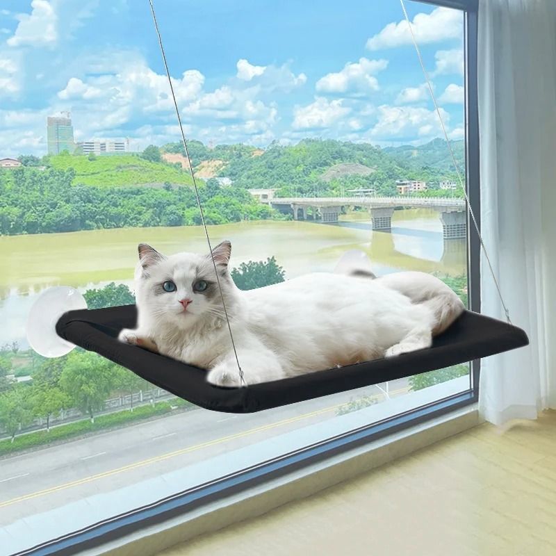 Ultra Soft Cat Window Hammock Bed Cozy Mounted Perch For Indoor Cats 3