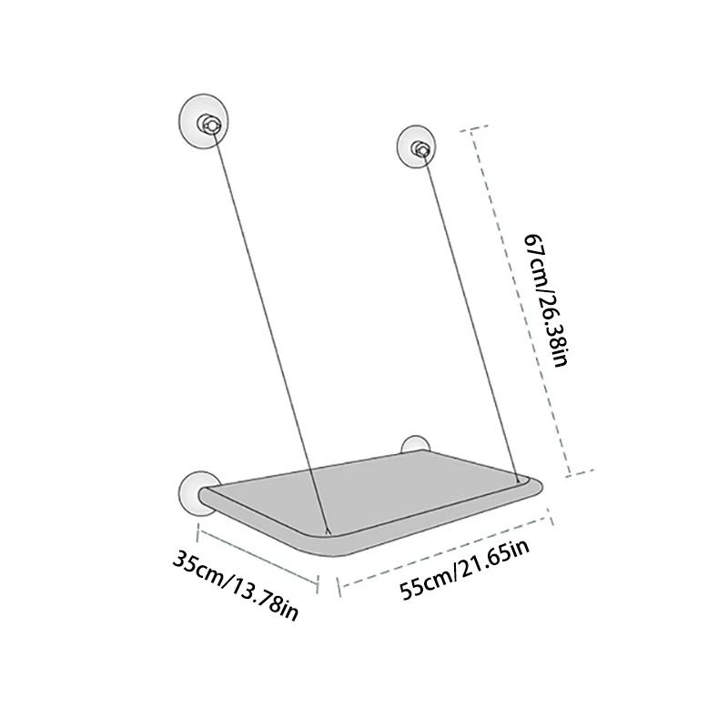Ultra Soft Cat Window Hammock Bed Cozy Mounted Perch For Indoor Cats 6