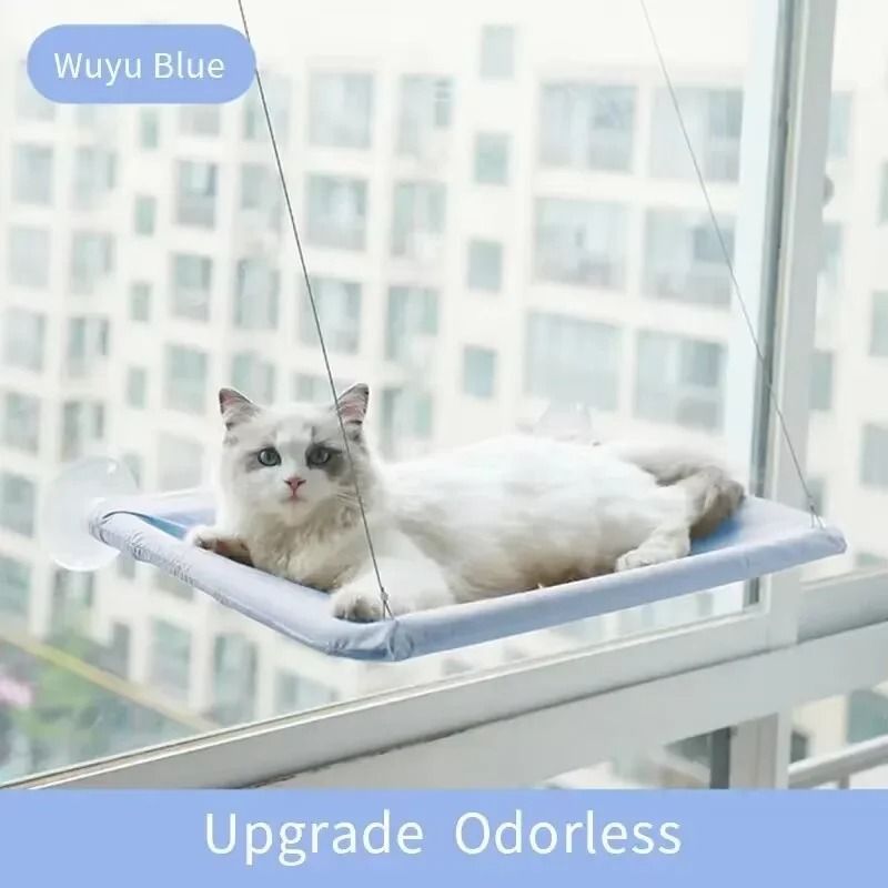 Ultra Soft Cat Window Hammock Bed Cozy Mounted Perch For Indoor Cats 1