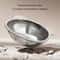 Tilted Raised Stainless Steel Cat Bowl With Neck Guard Design 4