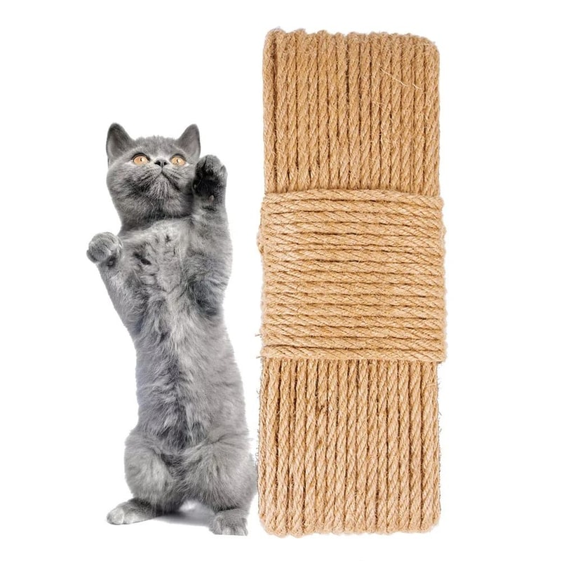 Natural Jute Rope Cat Scratcher Replacement For Cat Trees 2