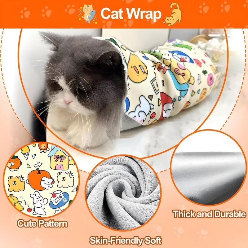 Cute Cartoon Pet Blanket Soft Fleece Mat For Cats And Small Dogs 6