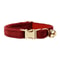 Personalized Velvet Cat Collar With Name Engraving And Bell 1