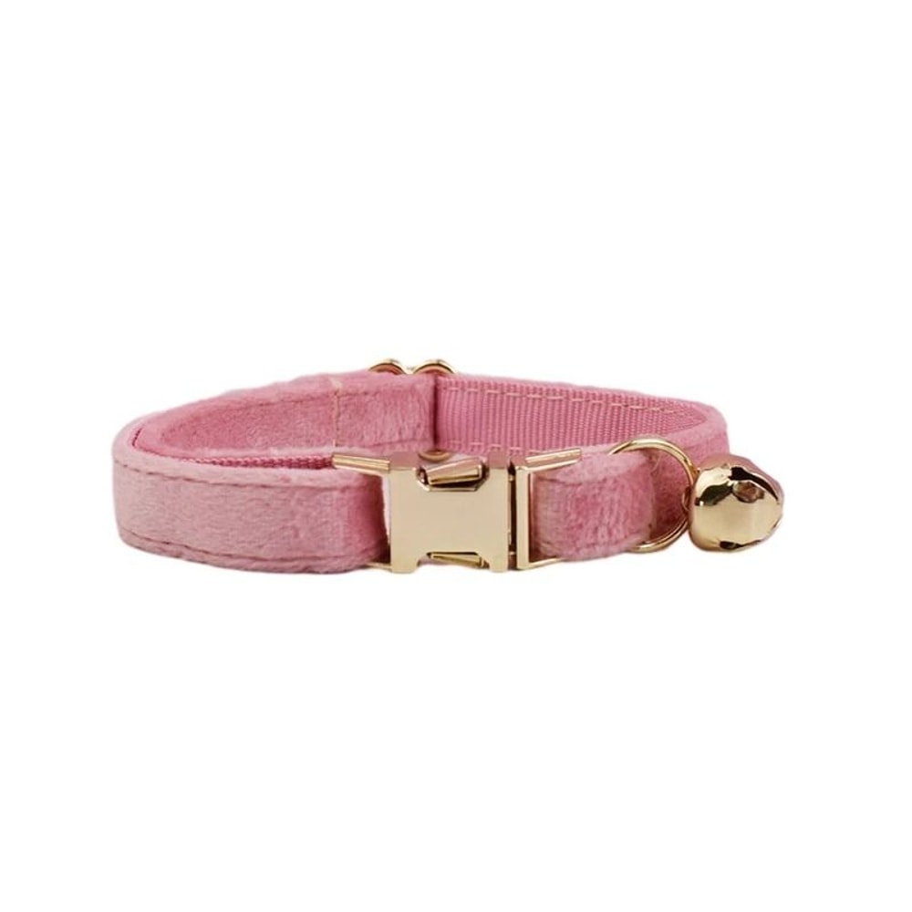 Personalized Velvet Cat Collar With Name Engraving And Bell 7