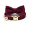 Personalized Velvet Cat Collar With Name Engraving And Bell 27