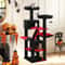 Multi Level Cat Tree Tower With Hammock Condo And Scratching Posts 0