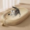 Sisal Cat Scratcher Lounge Board With Interactive Ball Toy 6