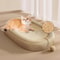 Sisal Cat Scratcher Lounge Board With Interactive Ball Toy 7