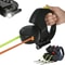 Dual Retractable Dog Leash With LED Flashlight And Waste Bag Holder 0