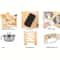 Adjustable Elevated Pet Feeder With Stainless Steel Bowls For Cats And Small Dogs 2