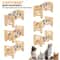 Adjustable Elevated Pet Feeder With Stainless Steel Bowls For Cats And Small Dogs 4