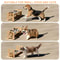 Adjustable Elevated Pet Feeder With Stainless Steel Bowls For Cats And Small Dogs 5