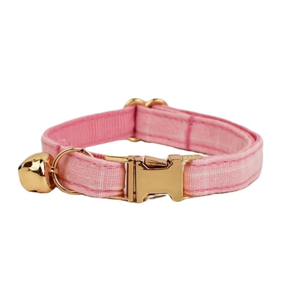 Personalized Cat Collar With Bowknot Adjustable Soft Safety Pet Collar 1