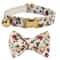 Personalized Cat Collar With Bowknot Adjustable Soft Safety Pet Collar 12