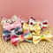 Personalized Cat Collar With Bowknot Adjustable Soft Safety Pet Collar 20