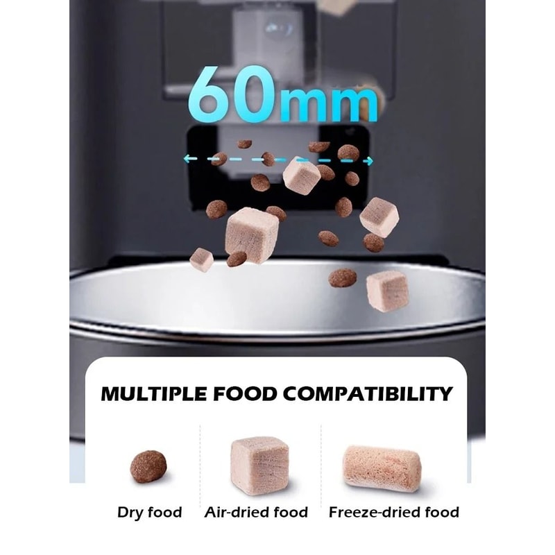 Furpipi 8L Smart Automatic Cat Feeder With HD Camera WiFi App Control Pet Food Dispenser 8