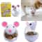 Interactive Cat Treat Puzzle Toy Mouse Tumbler Slow Feeder Ball For Cats And Kittens 0