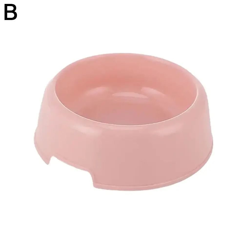 Candy Color Pet Food Bowl Lightweight Plastic Feeding Bowl For Cats And Small Dogs 2