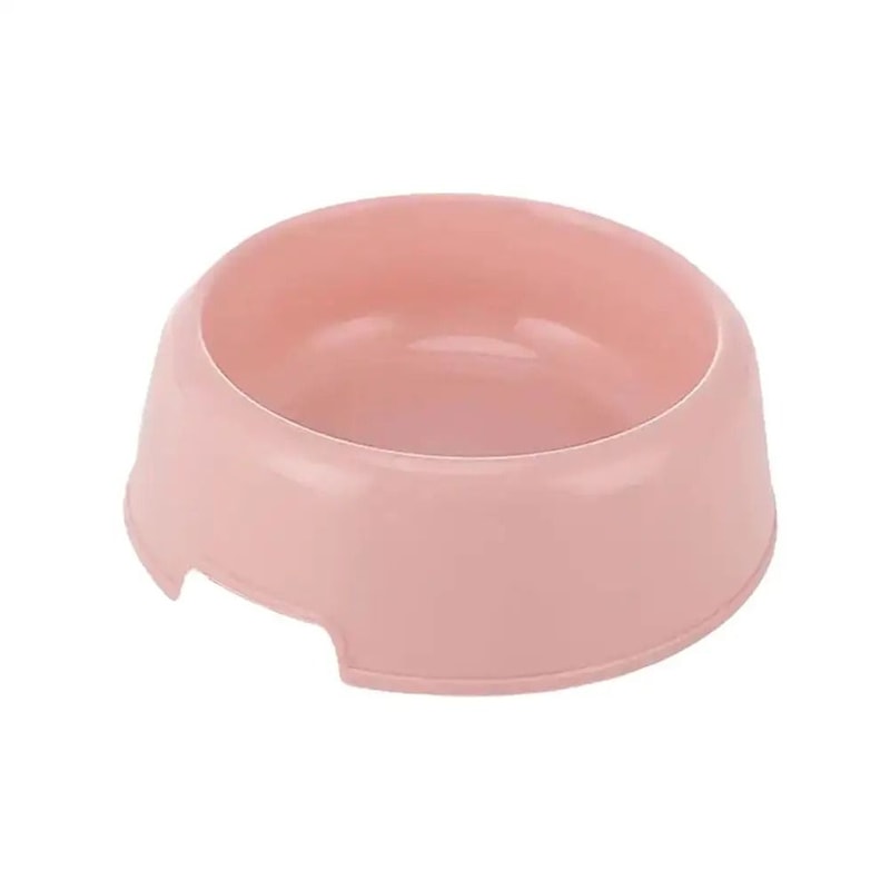 Candy Color Pet Food Bowl Lightweight Plastic Feeding Bowl For Cats And Small Dogs 5