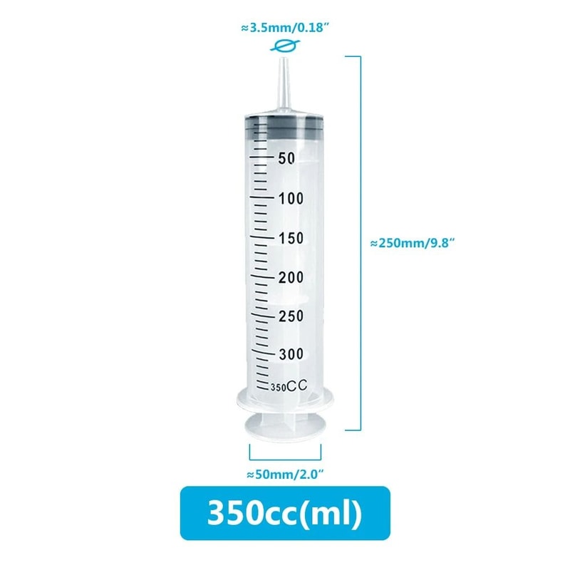 Multifunction Large Capacity Syringe With Hose For Pet Feeding Oil Glue And Fluid Transfer 6