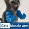 Cat Muscle Arm Pendant Pet Cat Fist Necklace Toy For Show Cats And Collectors 0
