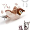 Interactive Flapping Bird Cat Toy Plush For Self Play 6