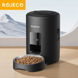 rojeco smart automatic pet feeder with wifi app control