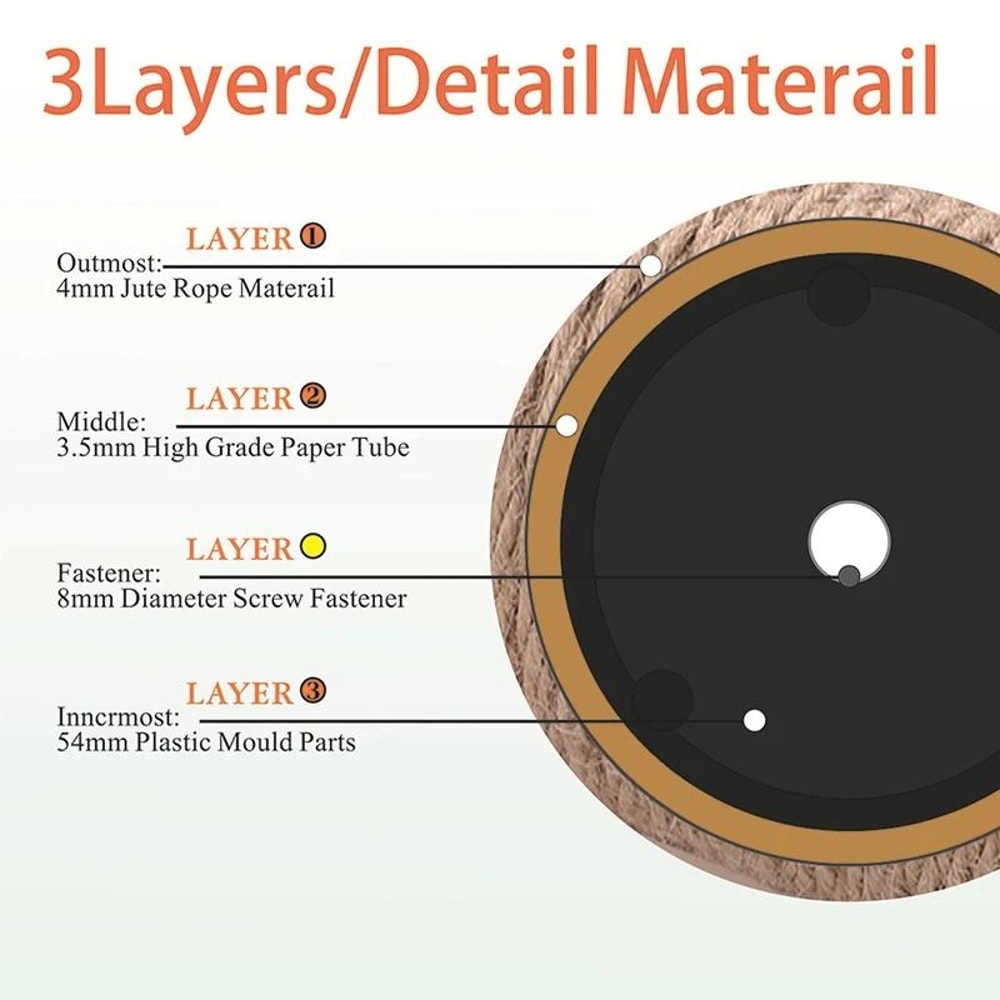 DIY Sisal Cat Scratching Post Replacement For Cat Trees 4