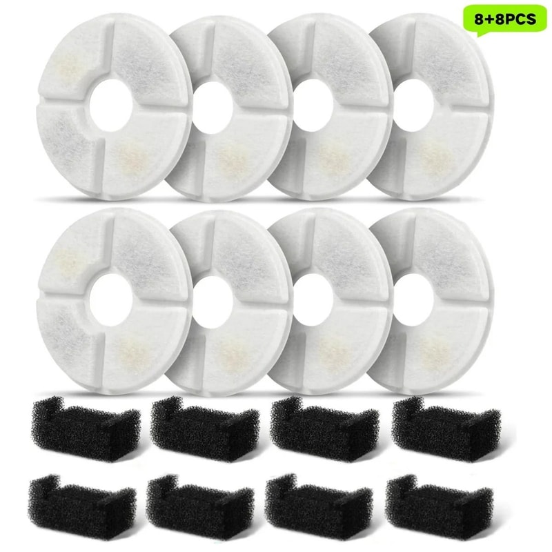 Multi Filtration Cat Water Fountain Filter Replacement Set 2