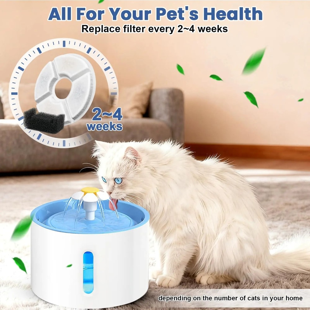 Multi Filtration Cat Water Fountain Filter Replacement Set 5