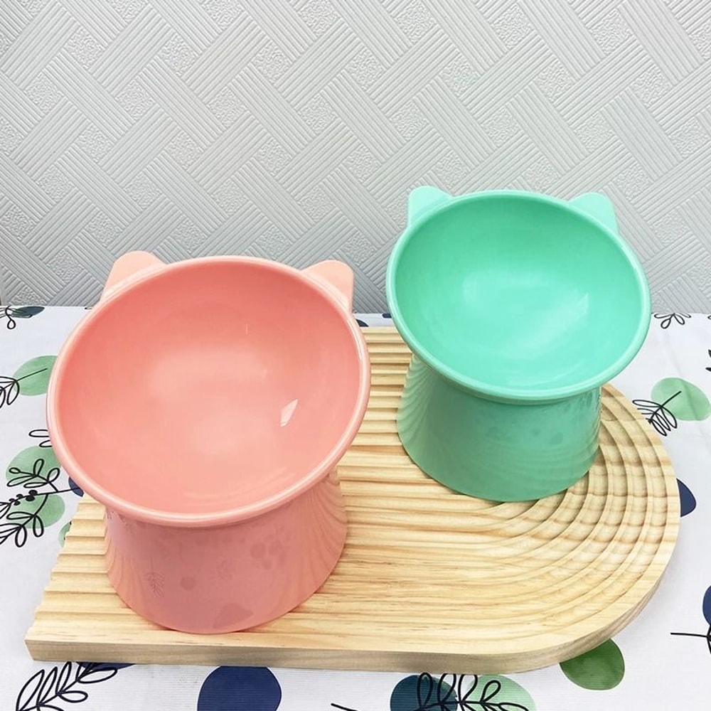 Elevated Tilted Pet Food Bowl For Cats And Dogs 11