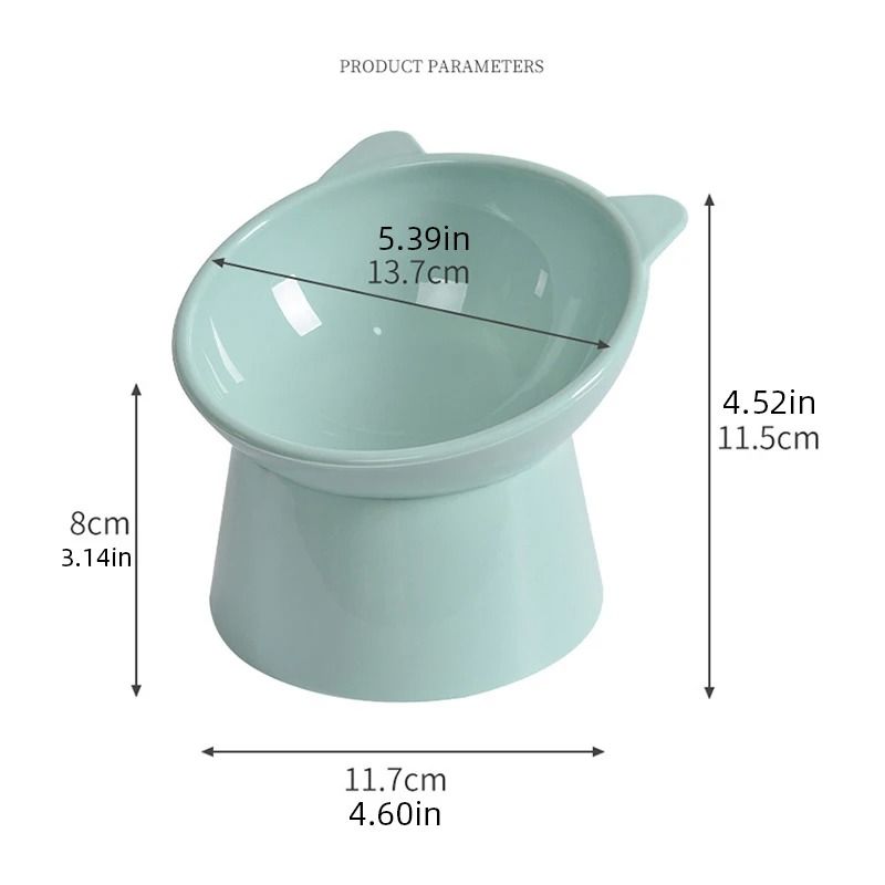 Elevated Tilted Pet Food Bowl For Cats And Dogs 6