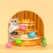 Interactive 4 Layer Cat Turntable Toy With Feather And Ball Track 5