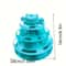 Interactive 4 Layer Cat Turntable Toy With Feather And Ball Track 4