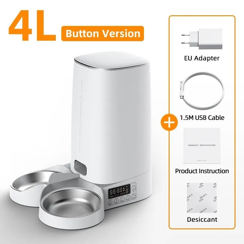 ROJECO Smart Automatic Pet Feeder With WiFi Remote Control 2