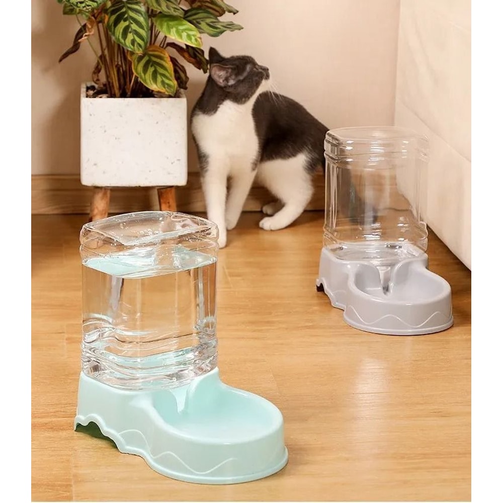 Large Capacity Automatic Pet Feeder And Water Dispenser Set 2