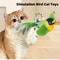 Interactive Realistic Bird Sound Catnip Plush Cat Toy 6