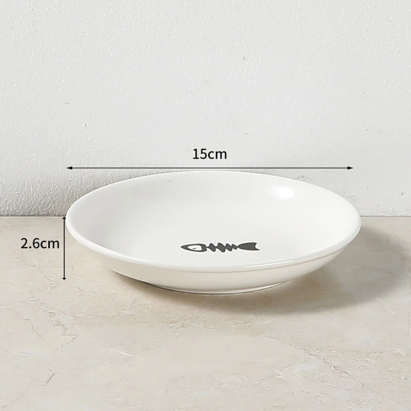 Whisker Friendly Ceramic Cat Bowl With Anti Tip Stand 4