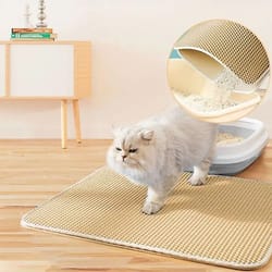 waterproof double layer cat litter trapping mat