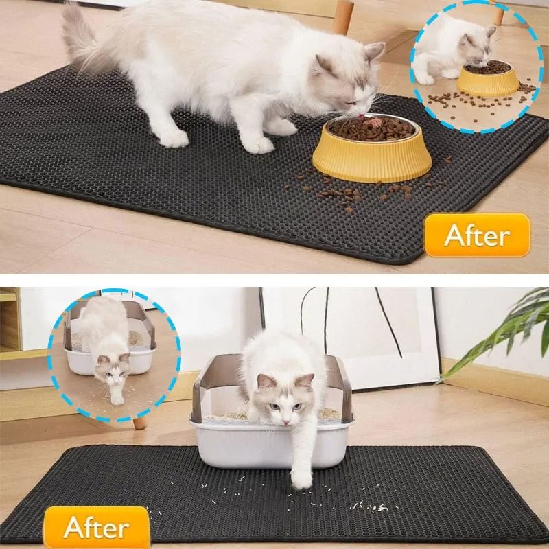 Waterproof Double Layer Cat Litter Trapping Mat 7