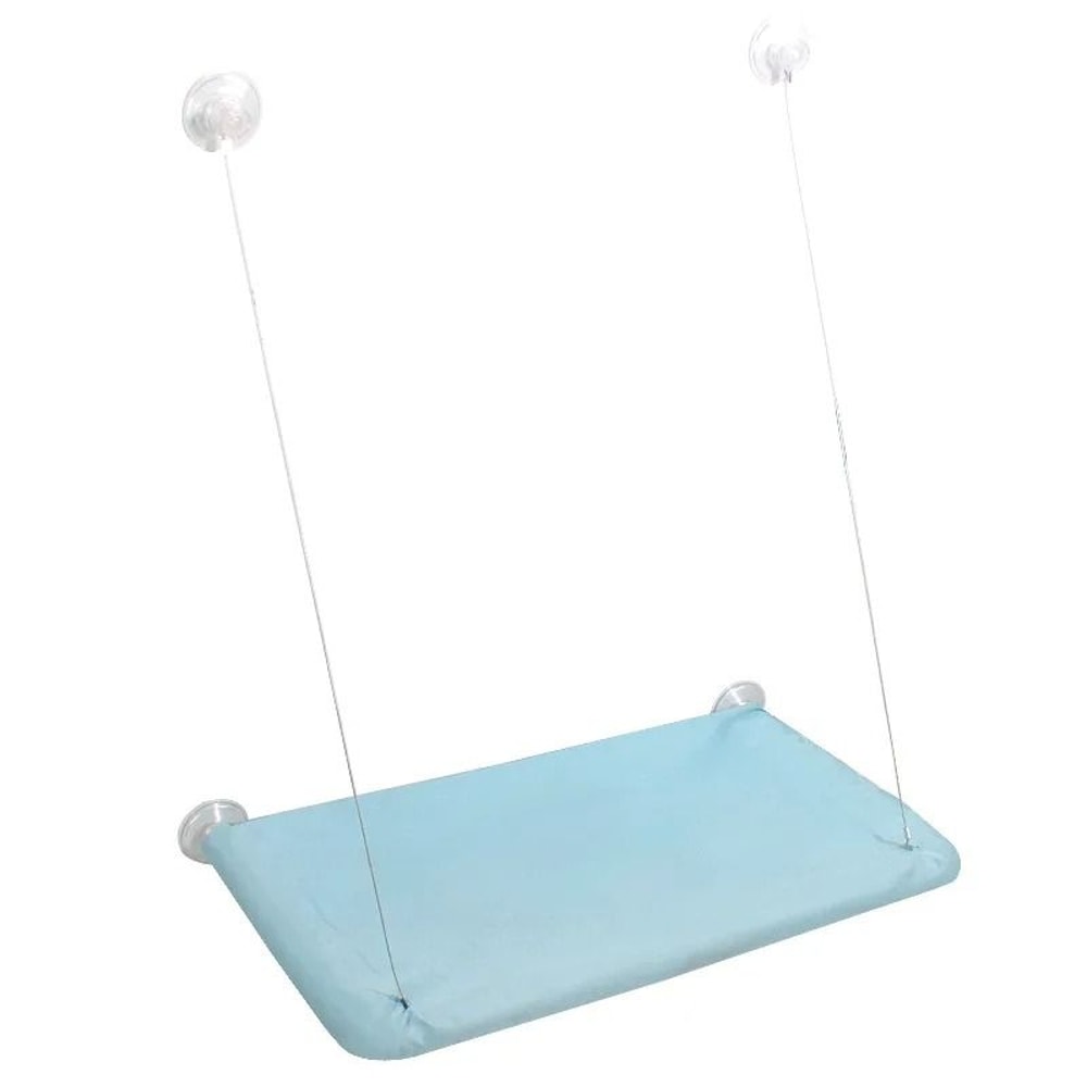 Sunny Window Hanging Cat Hammock Bed With Climbing Frame Support 3